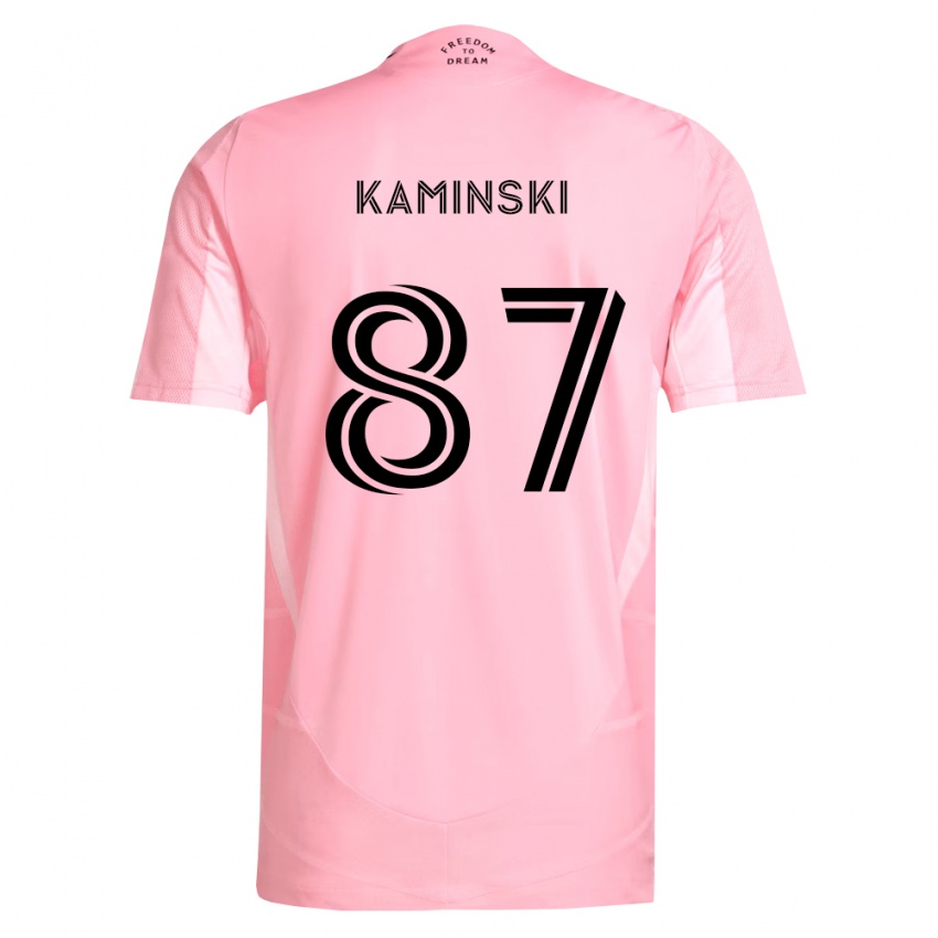 נשים Brett Kaminski #87 ורוד שחור ג'רזי ביתית 2026/27 חולצה קצרה