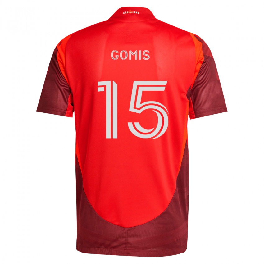 נשים ניקסון גומיס #15 בורדו אדום ג'רזי ביתית 2026/27 חולצה קצרה