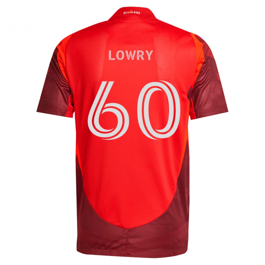 נשים Benjamin Lowry #60 בורדו אדום ג'רזי ביתית 2026/27 חולצה קצרה