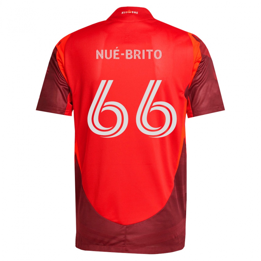 נשים Diego Nué-Brito #66 בורדו אדום ג'רזי ביתית 2026/27 חולצה קצרה