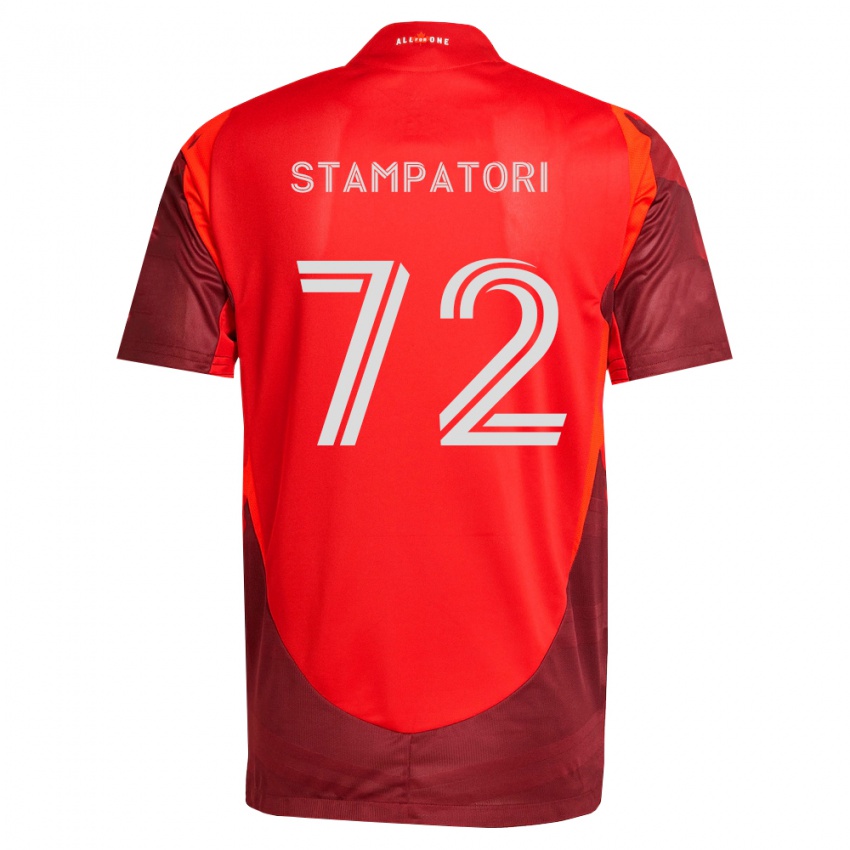 נשים Daniel Stampatori #72 בורדו אדום ג'רזי ביתית 2026/27 חולצה קצרה