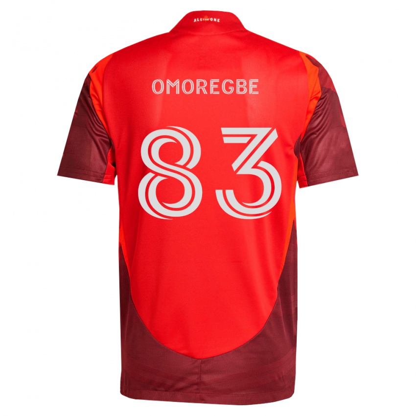 נשים Edwin Omoregbe #83 בורדו אדום ג'רזי ביתית 2026/27 חולצה קצרה