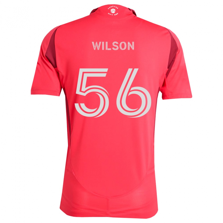 נשים Blake Wilson #56 מג'נטה לבן ג'רזי ביתית 2026/27 חולצה קצרה