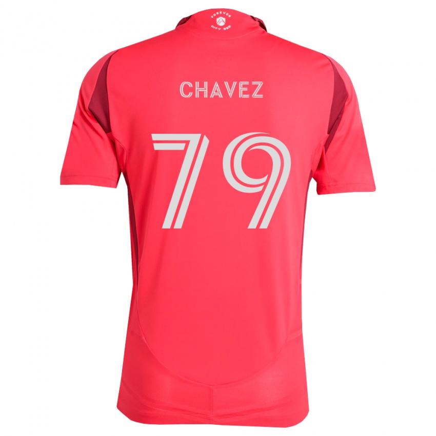 נשים Emiliano Chavez #79 מג'נטה לבן ג'רזי ביתית 2026/27 חולצה קצרה