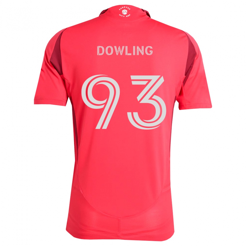 נשים Drew Dowling #93 מג'נטה לבן ג'רזי ביתית 2026/27 חולצה קצרה