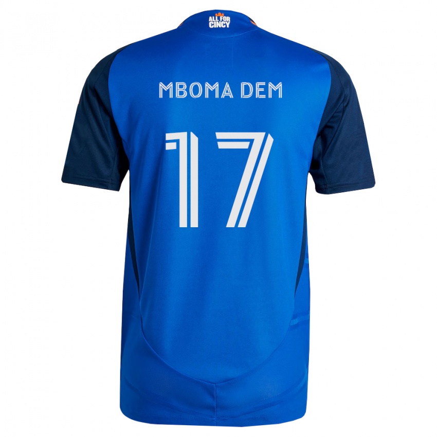 נשים Kenji Mboma Dem #17 כחול מלכותי כתום ג'רזי ביתית 2026/27 חולצה קצרה
