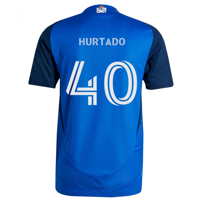 נשים Dilan Hurtado #40 כחול מלכותי כתום ג'רזי ביתית 2026/27 חולצה קצרה