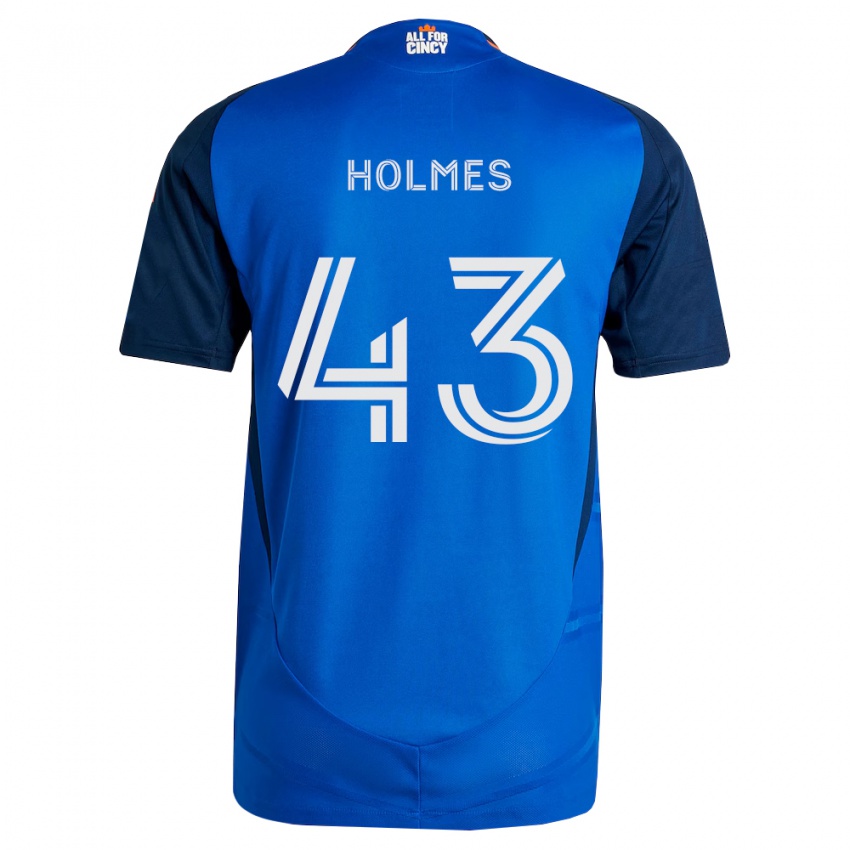 נשים Charlie Holmes #43 כחול מלכותי כתום ג'רזי ביתית 2026/27 חולצה קצרה