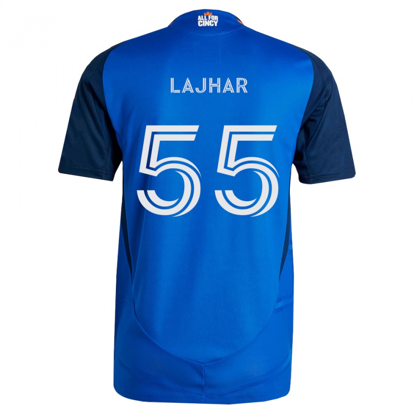 נשים Ayoub Lajhar #55 כחול מלכותי כתום ג'רזי ביתית 2026/27 חולצה קצרה