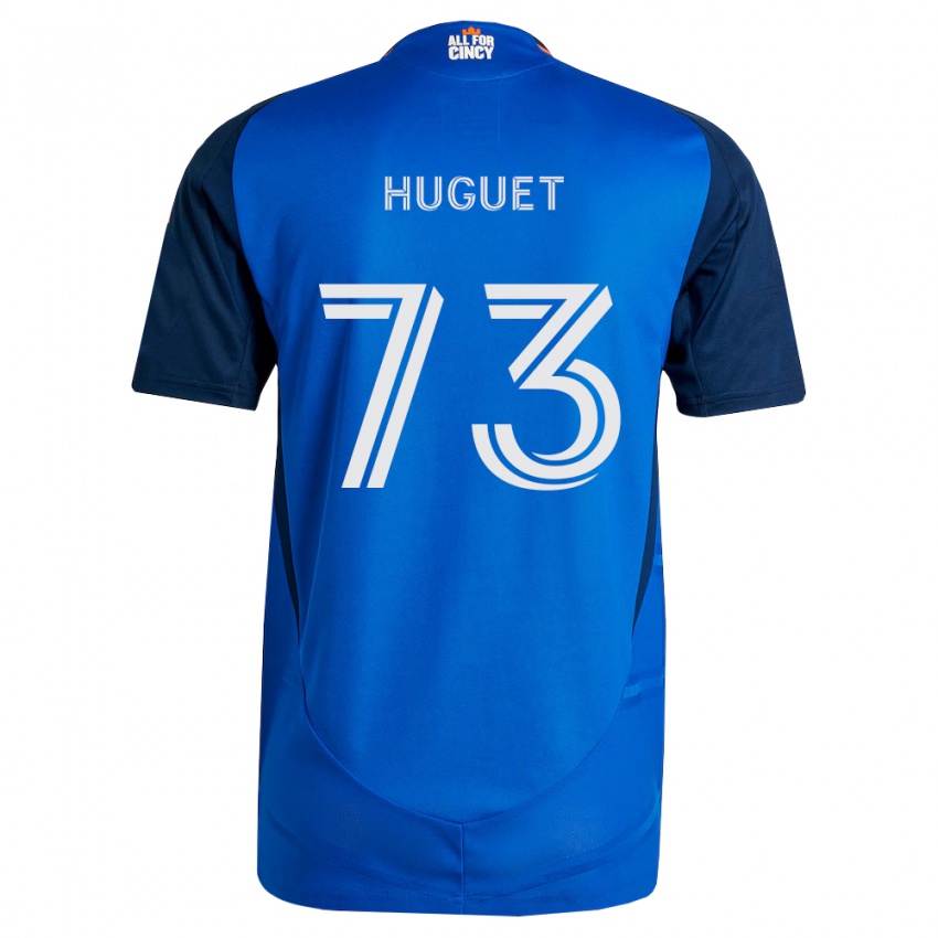 נשים Gaël Huguet #73 כחול מלכותי כתום ג'רזי ביתית 2026/27 חולצה קצרה