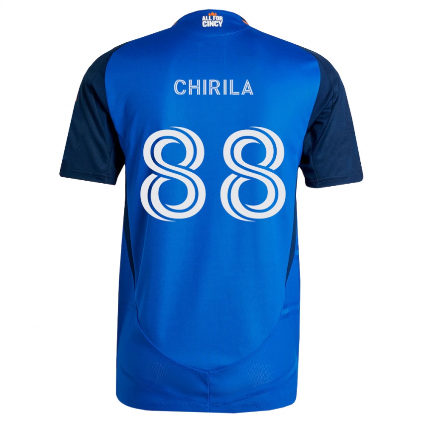 נשים Andrei Chirilă #88 כחול מלכותי כתום ג'רזי ביתית 2026/27 חולצה קצרה