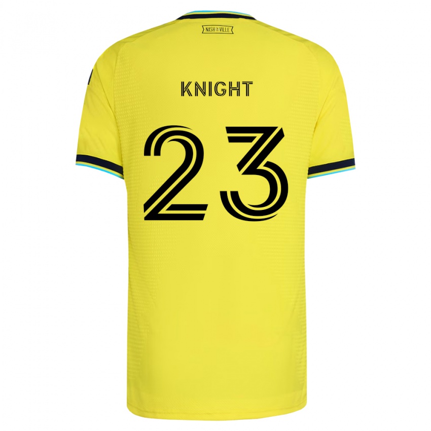 נשים Jordan Knight #23 כחול צי בהיר צהוב ג'רזי ביתית 2026/27 חולצה קצרה