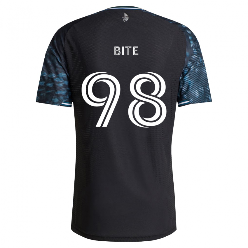 נשים Kristers Bite #98 שחור לבן ג'רזי ביתית 2026/27 חולצה קצרה