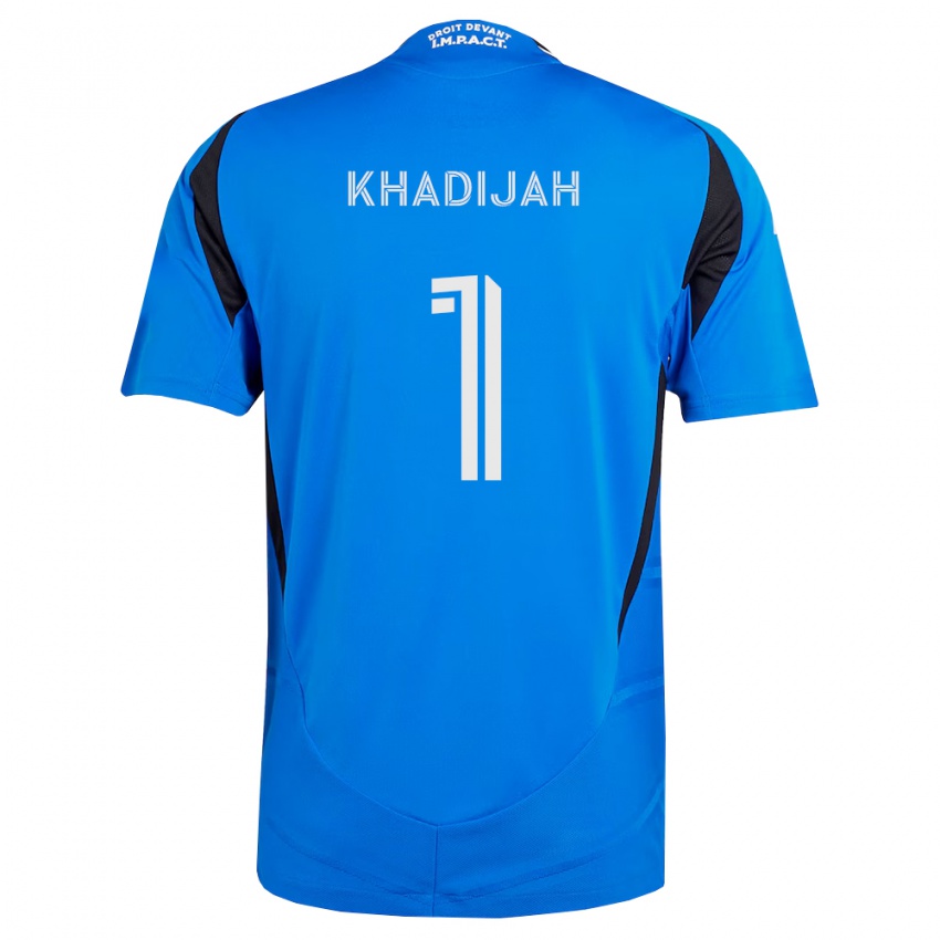 נשים Cissé Khadijah #1 כחול לבן שחור ג'רזי ביתית 2026/27 חולצה קצרה