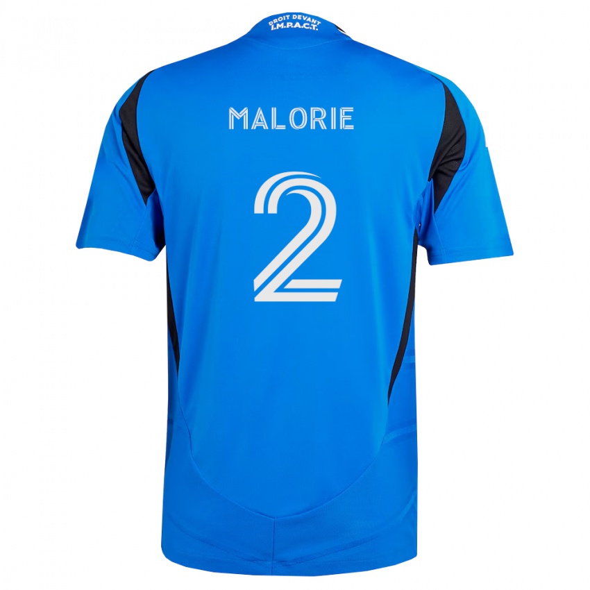נשים Tremblay Malorie #2 כחול לבן שחור ג'רזי ביתית 2026/27 חולצה קצרה