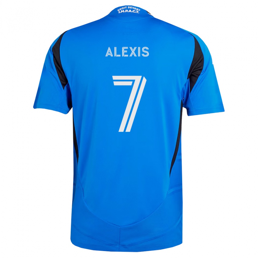 נשים John Alexis #7 כחול לבן שחור ג'רזי ביתית 2026/27 חולצה קצרה