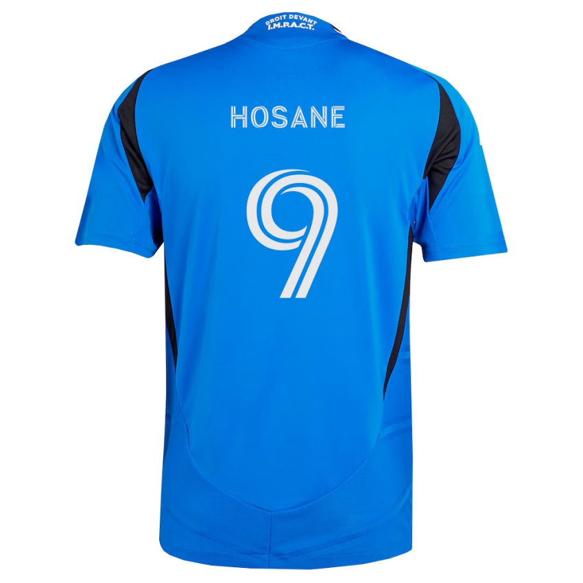 נשים Soukou Hosane #9 כחול לבן שחור ג'רזי ביתית 2026/27 חולצה קצרה