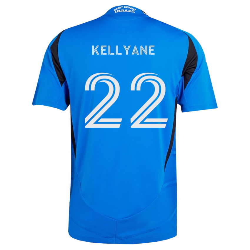 נשים Dumas Kellyane #22 כחול לבן שחור ג'רזי ביתית 2026/27 חולצה קצרה