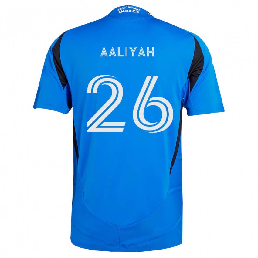 נשים Picquet Aaliyah #26 כחול לבן שחור ג'רזי ביתית 2026/27 חולצה קצרה