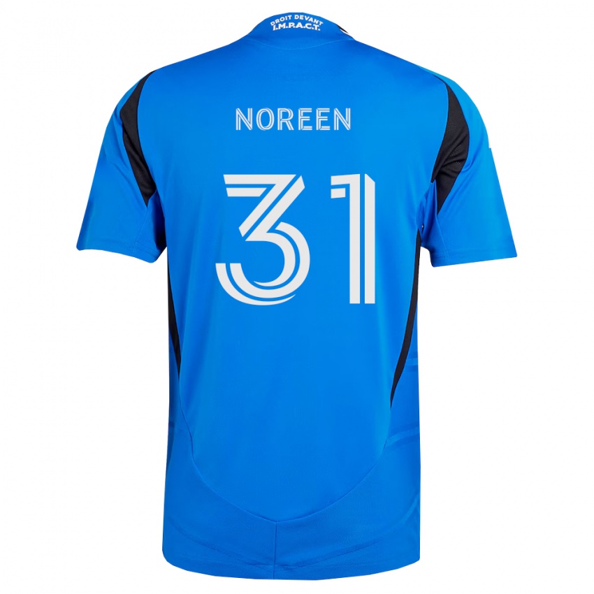 נשים Tijhof Noreen #31 כחול לבן שחור ג'רזי ביתית 2026/27 חולצה קצרה