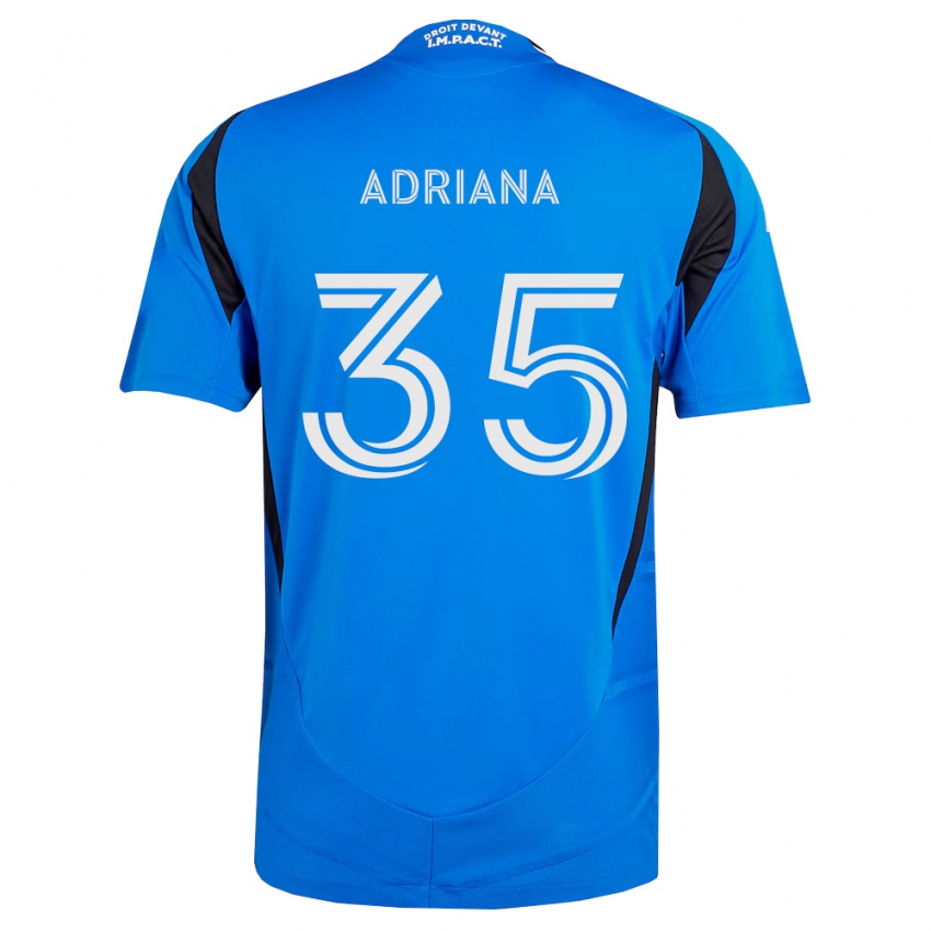 נשים Teoli Adriana #35 כחול לבן שחור ג'רזי ביתית 2026/27 חולצה קצרה
