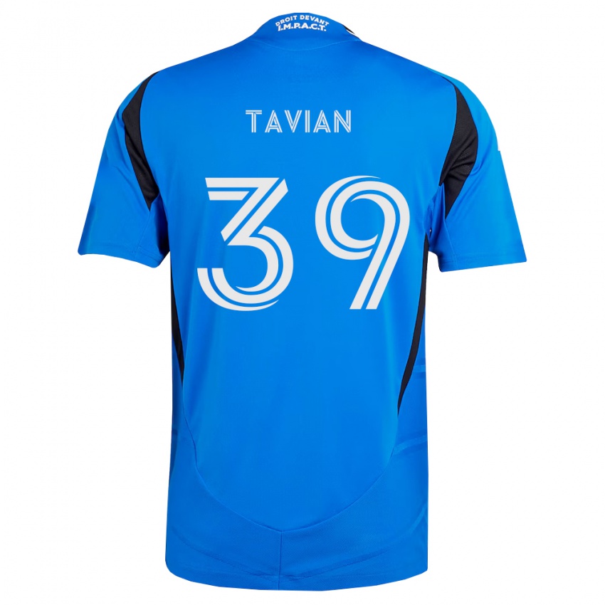 נשים Vandendort Tavian #39 כחול לבן שחור ג'רזי ביתית 2026/27 חולצה קצרה