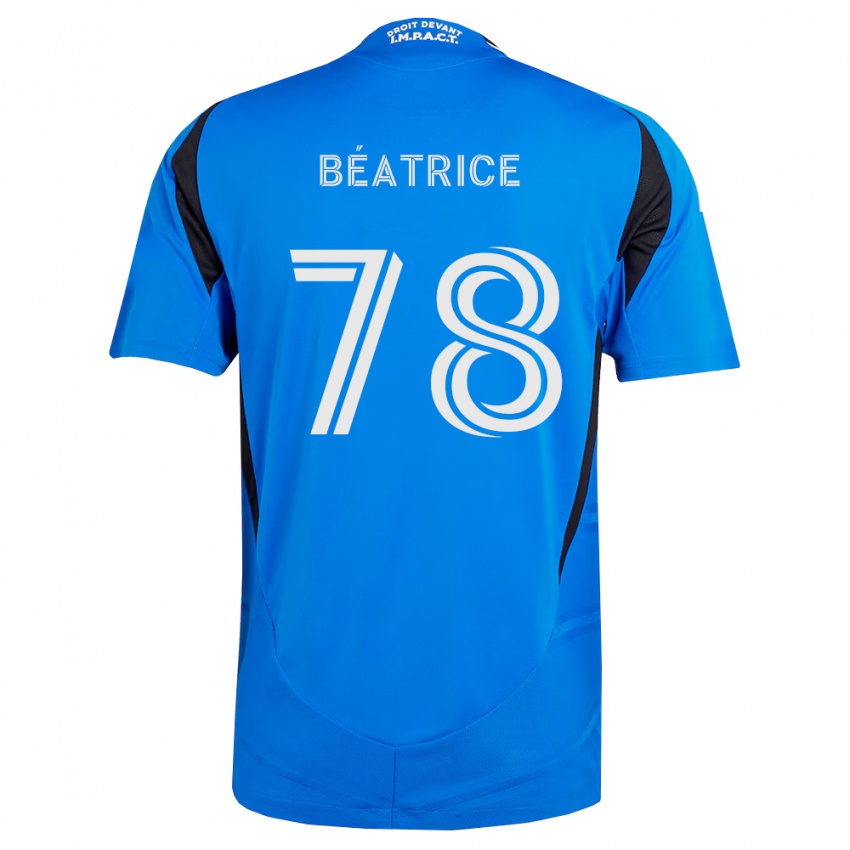 נשים Forcier Béatrice #78 כחול לבן שחור ג'רזי ביתית 2026/27 חולצה קצרה