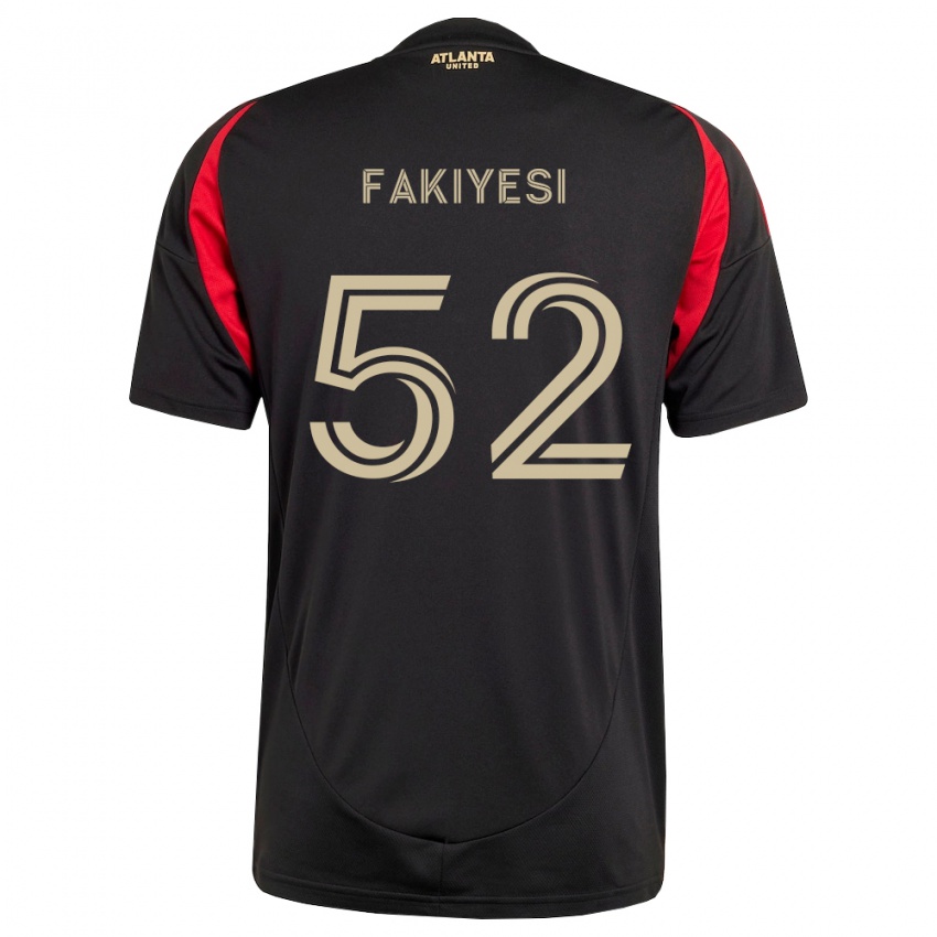 נשים Seyi Fakiyesi #52 שחור אדום ג'רזי ביתית 2026/27 חולצה קצרה
