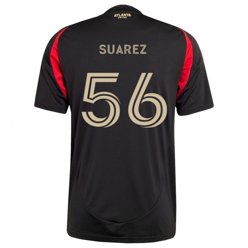 נשים Ignacio Suarez #56 שחור אדום ג'רזי ביתית 2026/27 חולצה קצרה