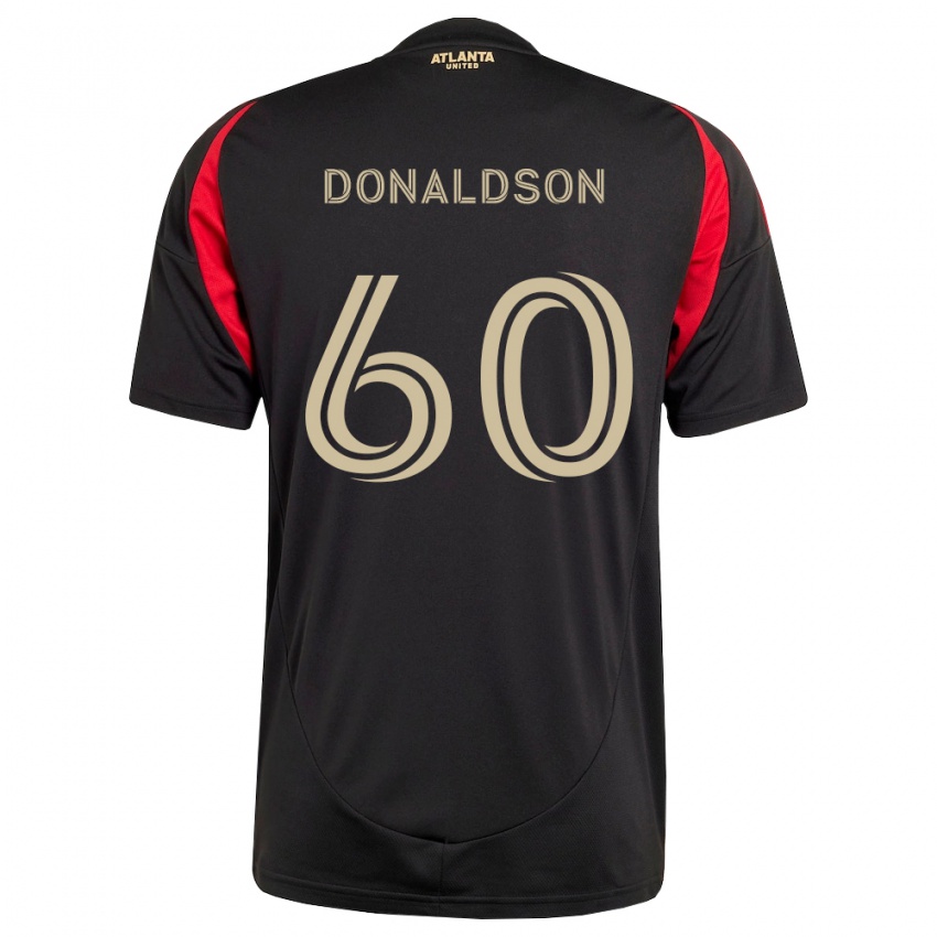 נשים James Donaldson #60 שחור אדום ג'רזי ביתית 2026/27 חולצה קצרה