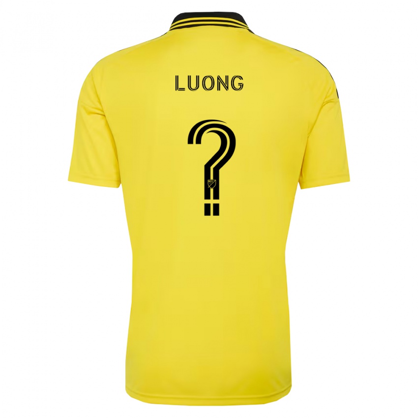 נשים Richmond Luong #0 צהוב שחור ג'רזי ביתית 2026/27 חולצה קצרה