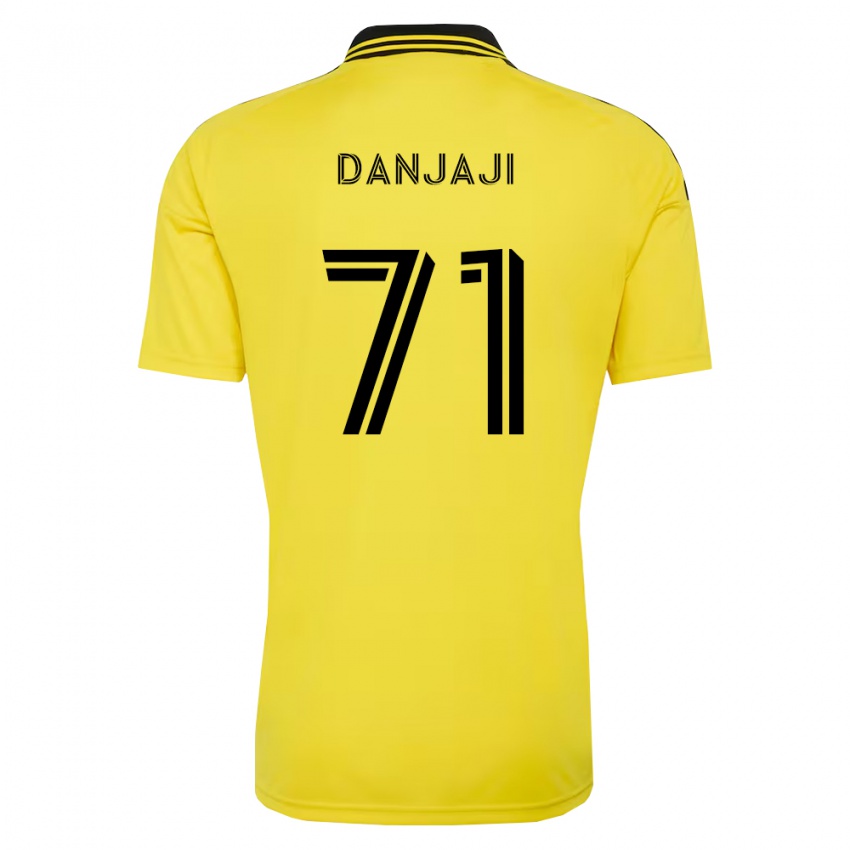 נשים Jamil Danjaji #71 צהוב שחור ג'רזי ביתית 2026/27 חולצה קצרה