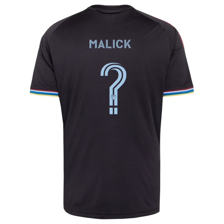נשים Owen Malick #0 שחור כחול שמיים ג'רזי ביתית 2026/27 חולצה קצרה