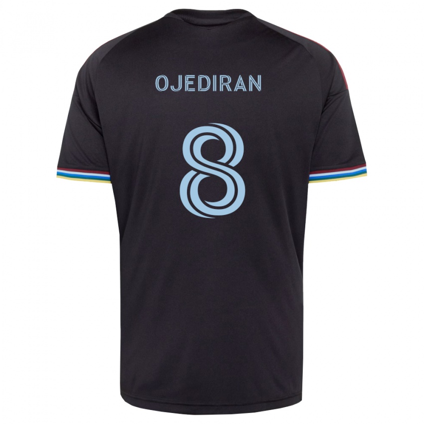 נשים Hamzat Ojediran #8 שחור כחול שמיים ג'רזי ביתית 2026/27 חולצה קצרה