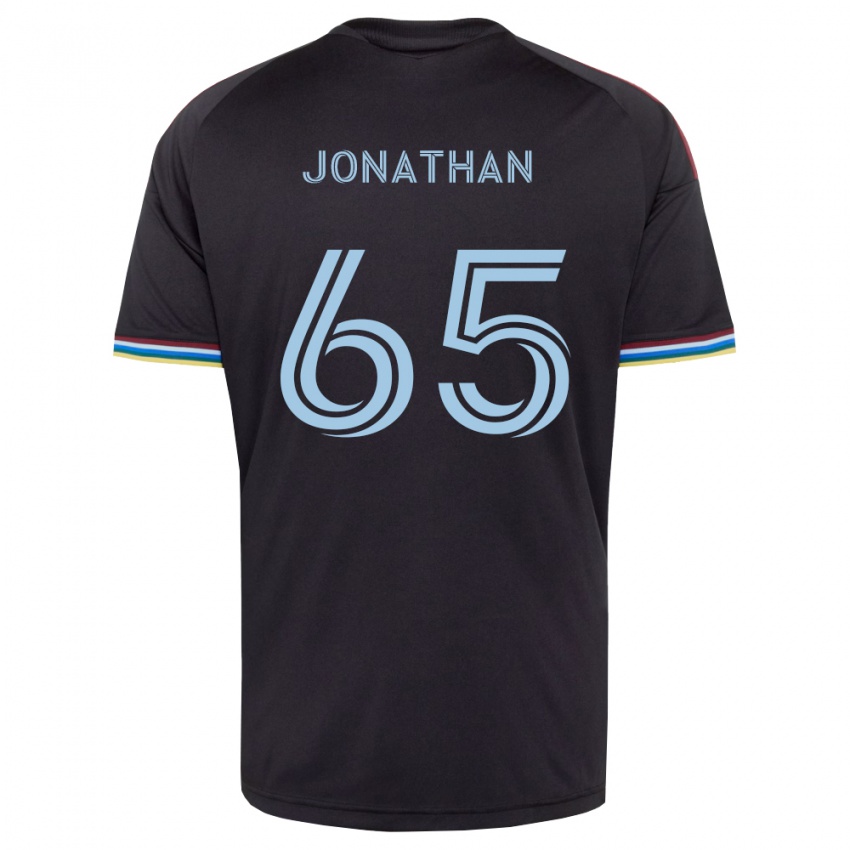 נשים Jonathan De La Fuente #65 שחור כחול שמיים ג'רזי ביתית 2026/27 חולצה קצרה
