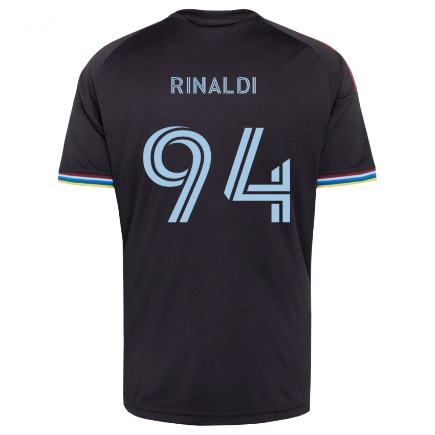 נשים Vincent Rinaldi #94 שחור כחול שמיים ג'רזי ביתית 2026/27 חולצה קצרה