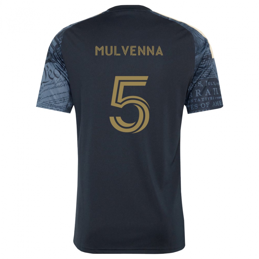 נשים Landon Mulvenna #5 כחול צי חום ג'רזי ביתית 2026/27 חולצה קצרה