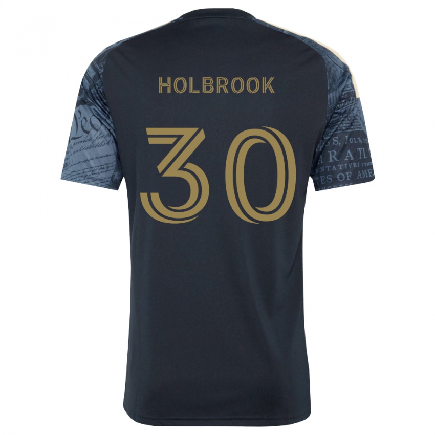 נשים Pierce Holbrook #30 כחול צי חום ג'רזי ביתית 2026/27 חולצה קצרה