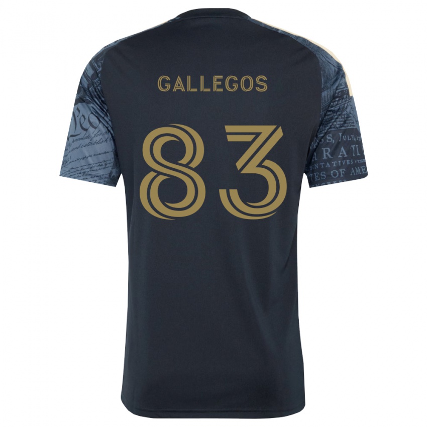 נשים Mateo Gallegos #83 כחול צי חום ג'רזי ביתית 2026/27 חולצה קצרה