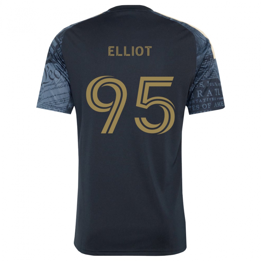 נשים Daniel Elliot #95 כחול צי חום ג'רזי ביתית 2026/27 חולצה קצרה