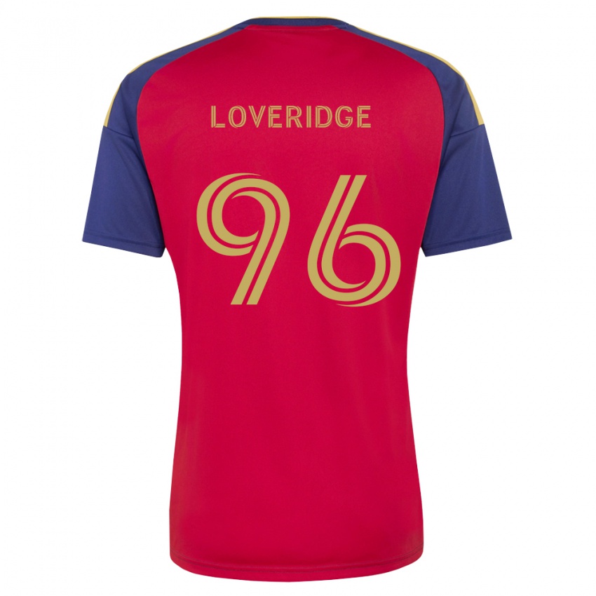 נשים Pete Loveridge #96 כחול מלכותי חום אדום ג'רזי ביתית 2026/27 חולצה קצרה