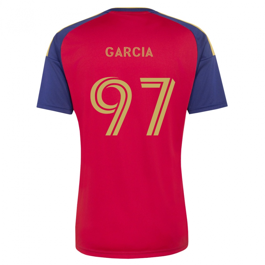 נשים Gilberto Garcia #97 כחול מלכותי חום אדום ג'רזי ביתית 2026/27 חולצה קצרה