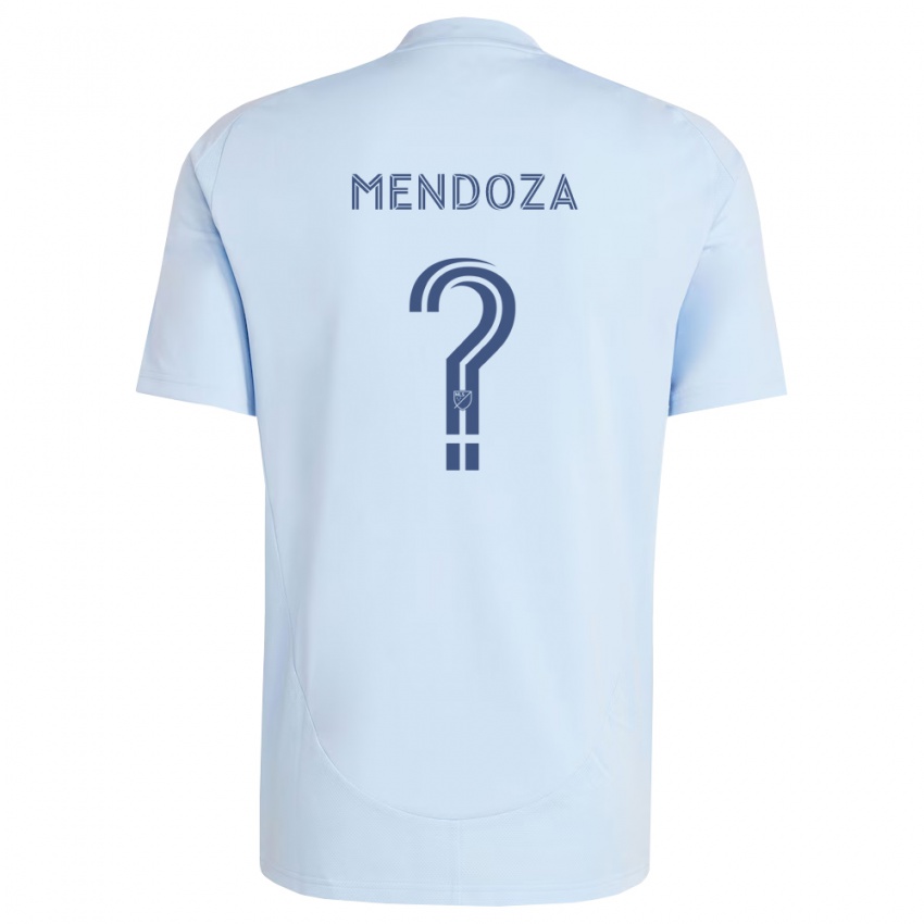 נשים Renan Mendoza #0 כחול בהיר אפור בהיר ג'רזי ביתית 2026/27 חולצה קצרה