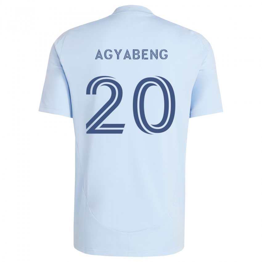 נשים Kwaku Agyabeng #20 כחול בהיר אפור בהיר ג'רזי ביתית 2026/27 חולצה קצרה