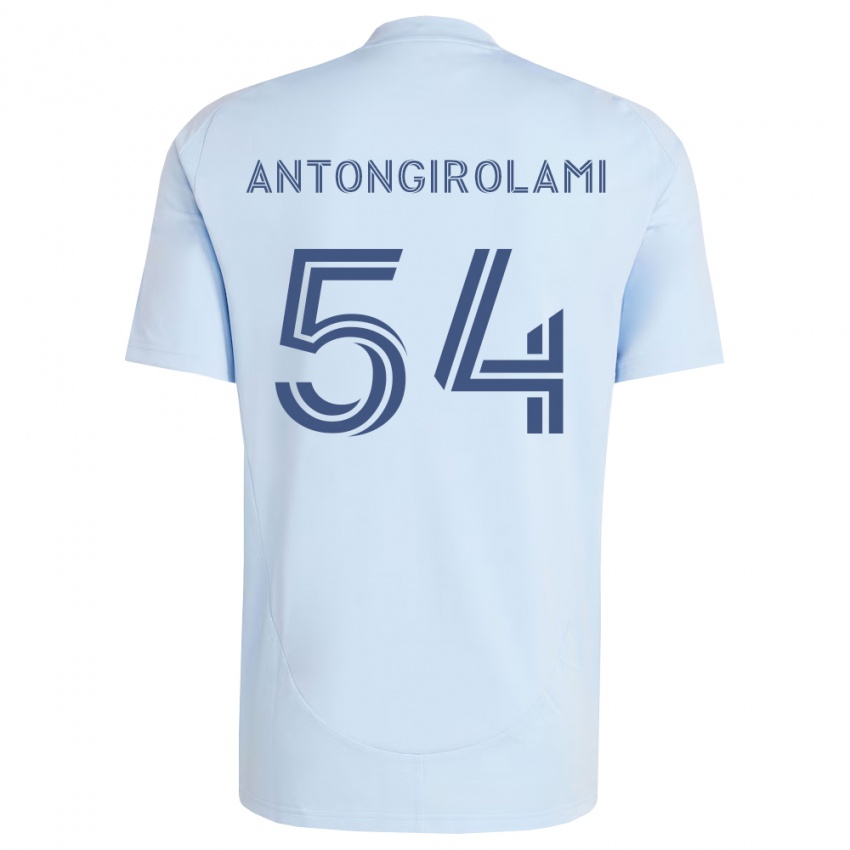 נשים Connor Dale #54 כחול בהיר אפור בהיר ג'רזי ביתית 2026/27 חולצה קצרה