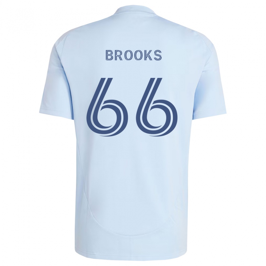 נשים Edson Brooks #66 כחול בהיר אפור בהיר ג'רזי ביתית 2026/27 חולצה קצרה