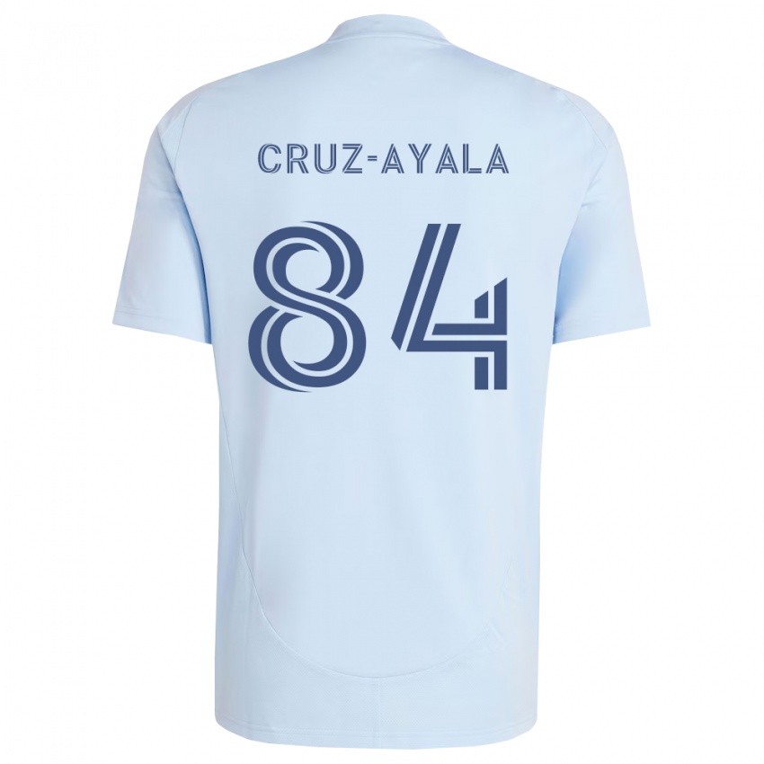 נשים Luis Cruz-Ayala #84 כחול בהיר אפור בהיר ג'רזי ביתית 2026/27 חולצה קצרה