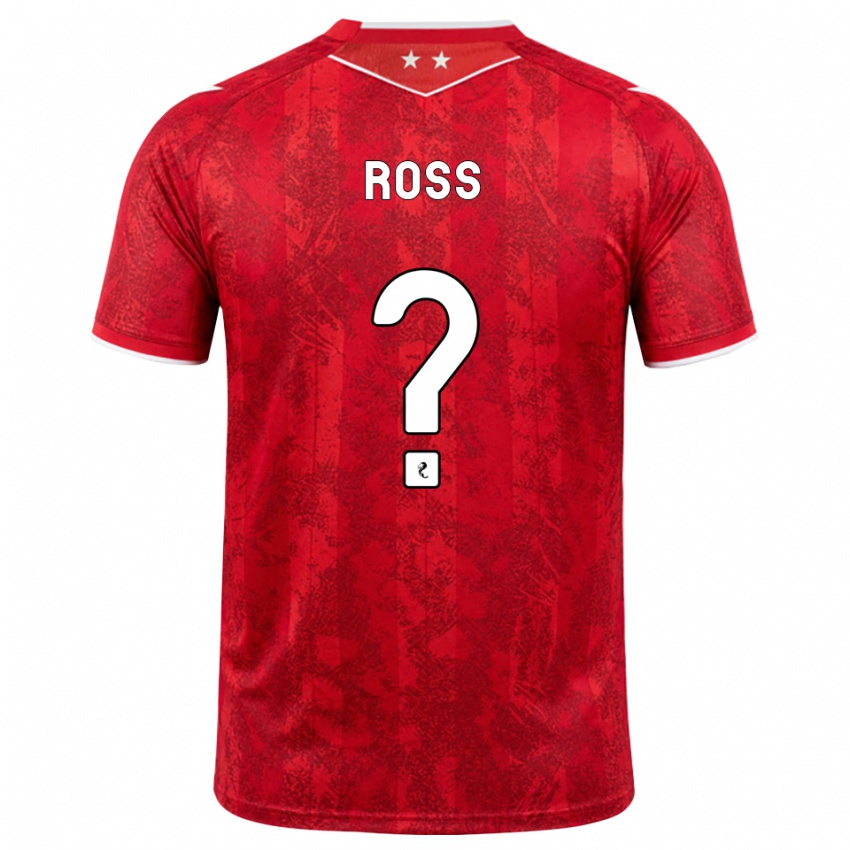 נשים Dylan Ross #0 אדום לבן ג'רזי ביתית 2026/27 חולצה קצרה