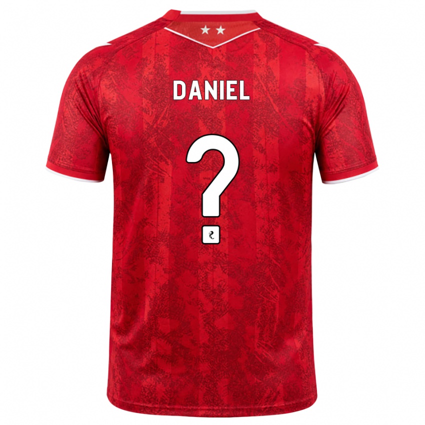 נשים Holly Daniel #0 אדום לבן ג'רזי ביתית 2026/27 חולצה קצרה