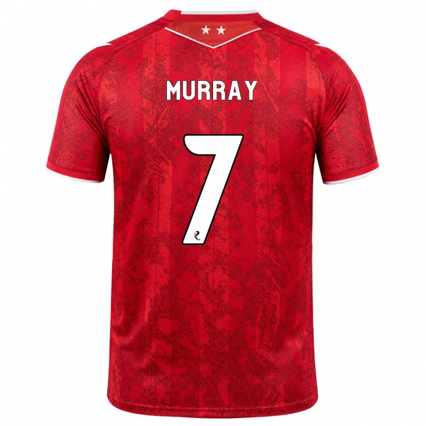 נשים Phoebe Murray #7 אדום לבן ג'רזי ביתית 2026/27 חולצה קצרה